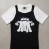 BB Logo Tank in black, flat lay